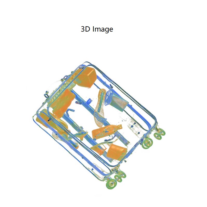Scanner de Objetos em Bagagem CT Multifuncional Rápido VTS1000