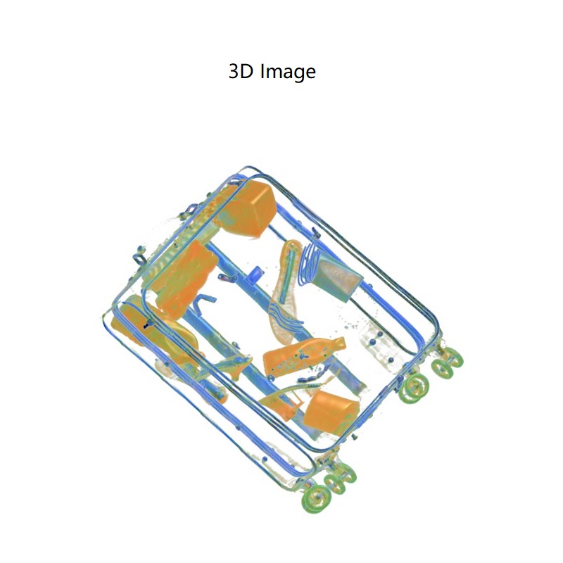 Scanner de Objetos em Bagagem CT Multifuncional Rápido VTS750