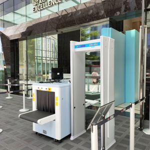 Máquina de triagem de raio x do aeroporto do scanner de bagagem 