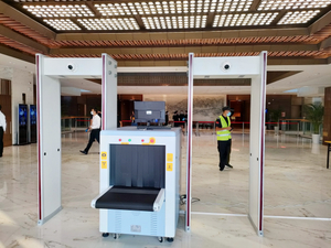 Máquina de scanner de raio x de digitalização de bagagem com tamanho de túnel de 600*400 